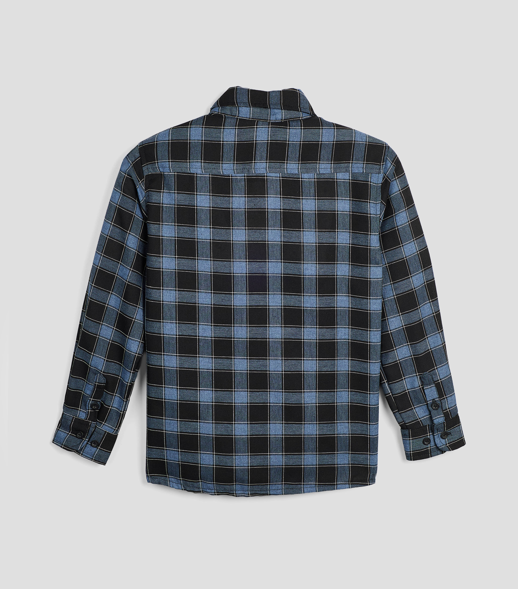 Camisa de cuadros manga larga Niño